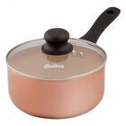 Olla HUDSON 18 cm ACD04C Aluminio con Tapa de Cristal