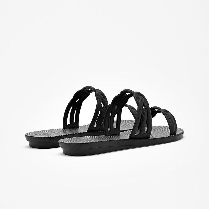 Marbella sandalia piso para mujer negro cod 140... image number null