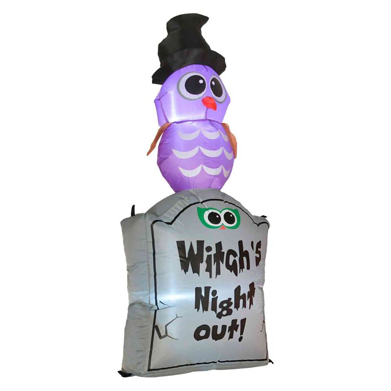 Inflable Halloween Buho Tumba Led 120 Cm image number null