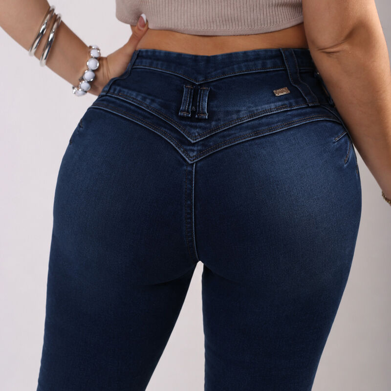 Pantal&oacute;n Dama Colombiano Savi Jeans Mujer N4798... image number null