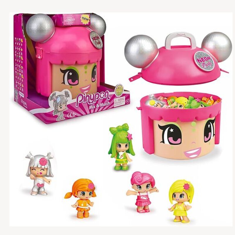 Set Neon Party 5 Figuras Contenedor Brilla Oscu... image number null
