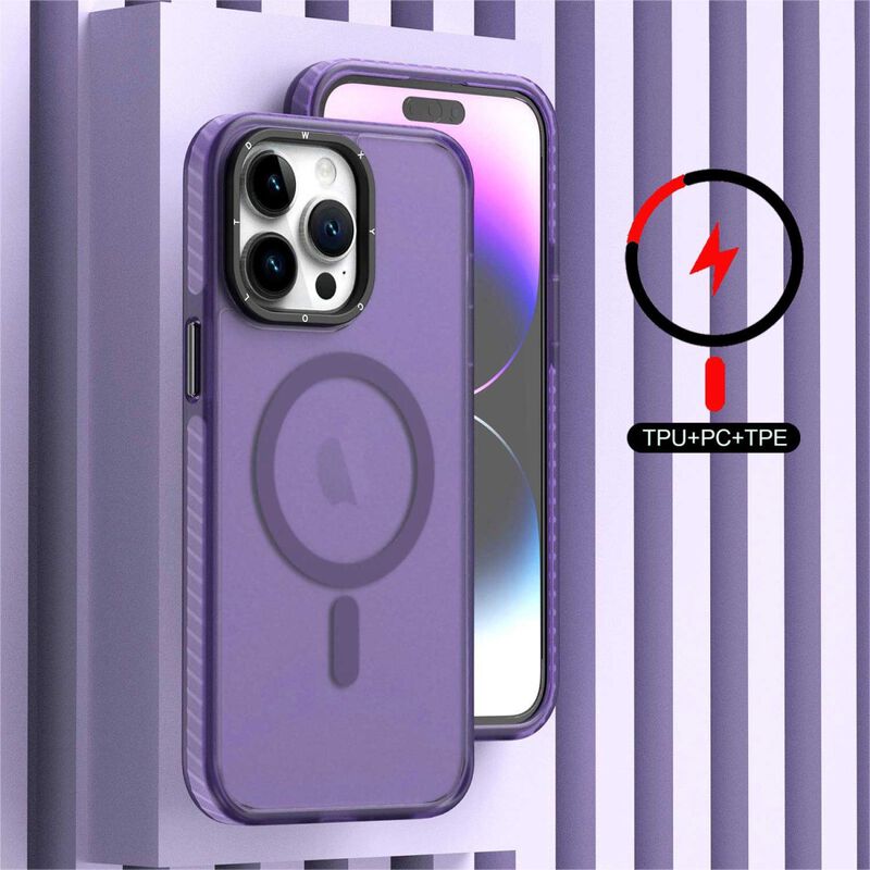 Funda Tekku Matte Color Mag Para Iphone 15 Plus... image number null