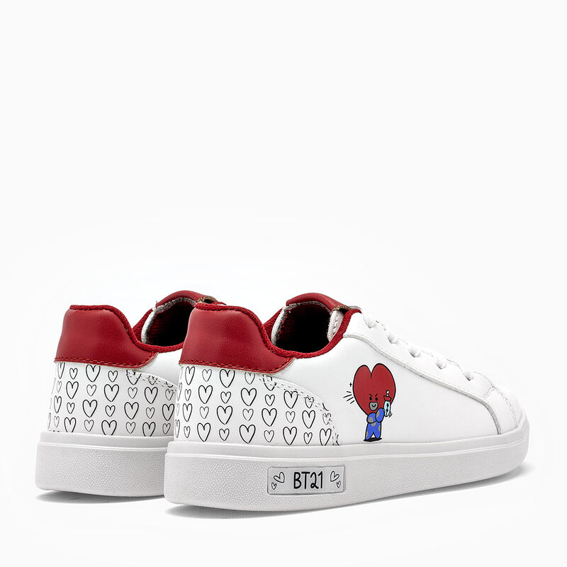 Yuyin tenis para ni&ntilde;a blanco rojo cod 140569-D image number null