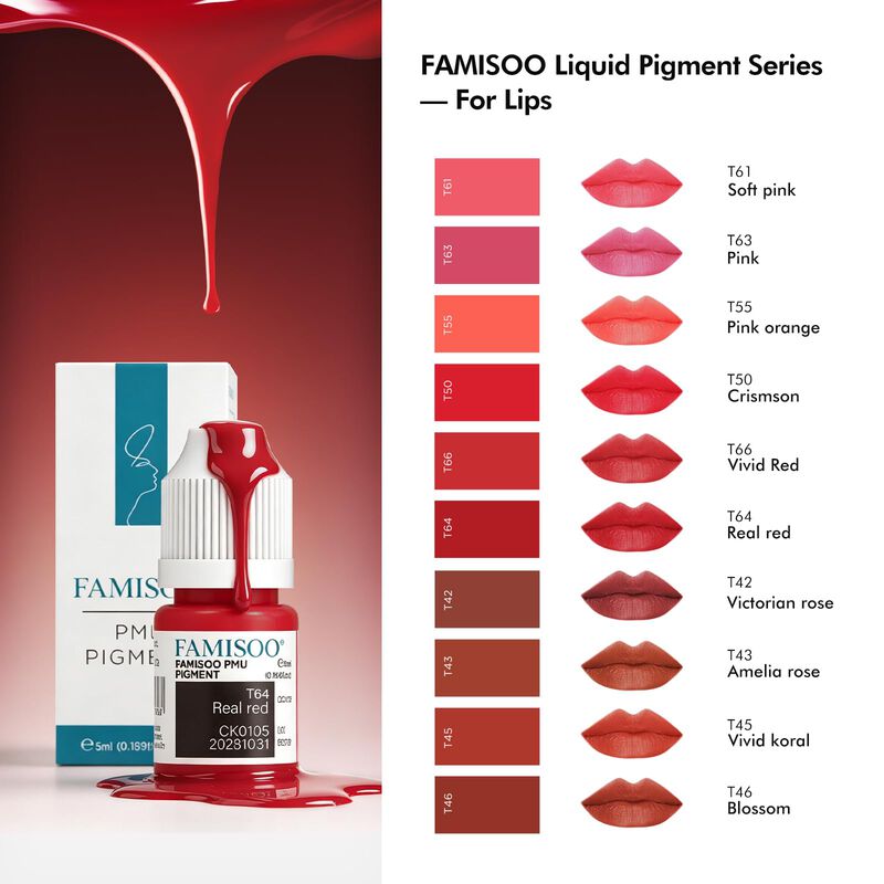 Tinta Pmu Famisoo 5 ml T61 Rosa Suave image number null