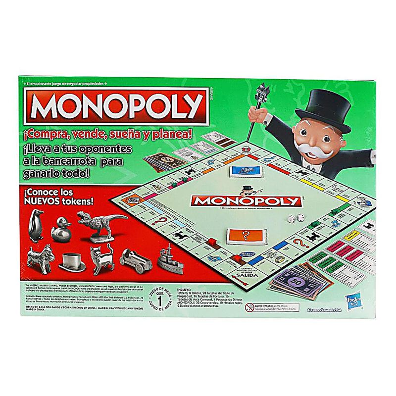 Juego De Mesa Monopoly Cl&aacute;sico Hasbro image number null