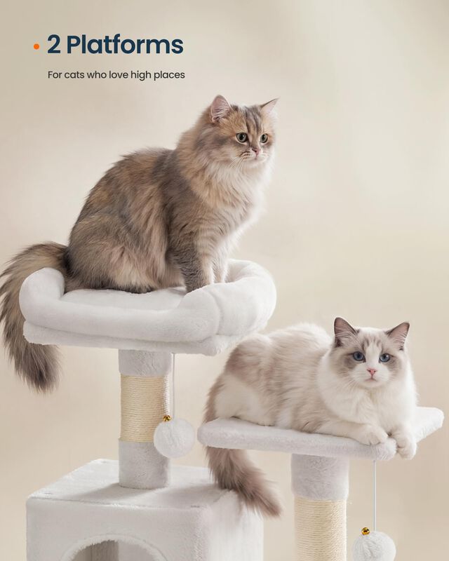 Torre Para Gatos Songmics Home De Varios Nivele... image number null
