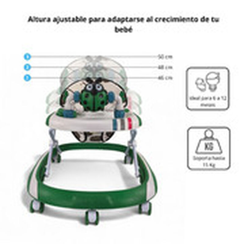 Andadera Semi Lujo Para Beb&eacute; Catarina Musical M... image number null