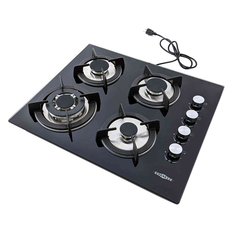 Parrilla Gas Cristal Templado 4 Estufillas Hoga... image number null