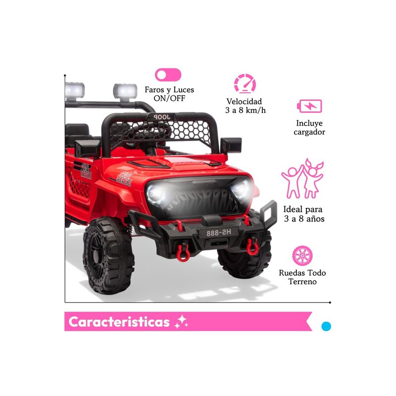 Carro El&eacute;ctrico Montable 12v Doble Motor Contro... image number null