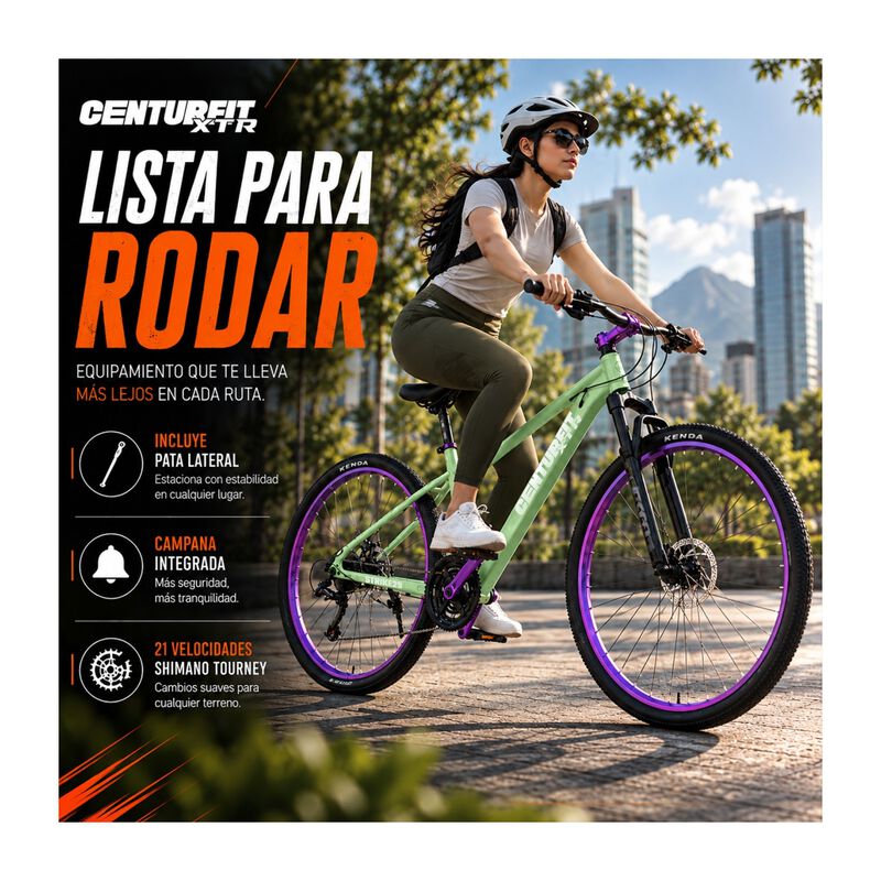Centurfit Bicicleta Monta&ntilde;a Rodada 29 Freno Dis... image number null