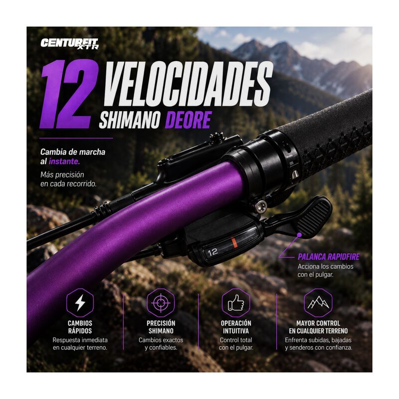 Bicicleta Monta&ntilde;a Rodada 29 Shimano12 Vel Freno... image number null