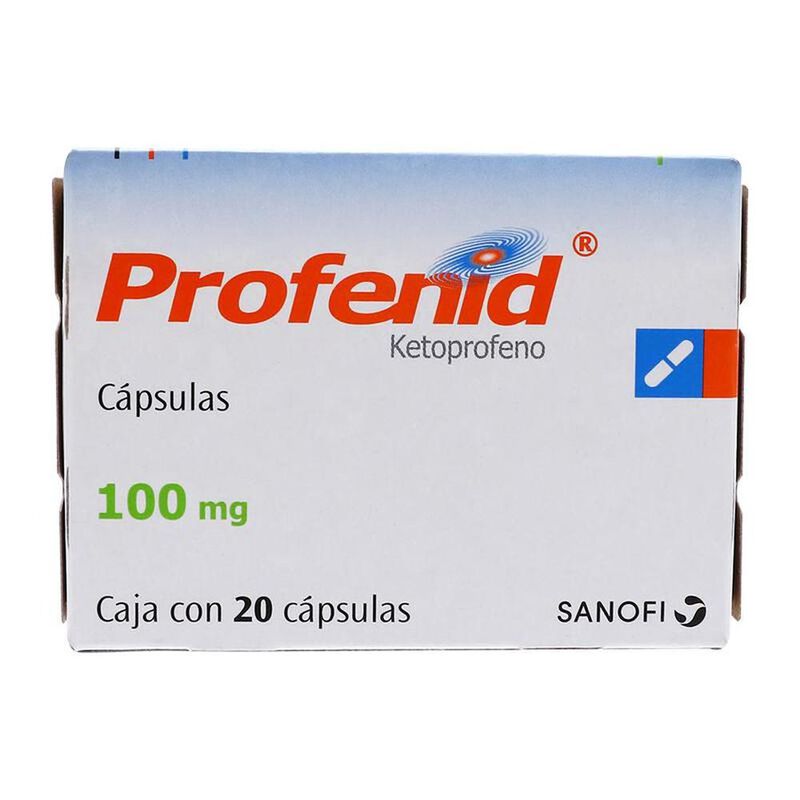 Profenid 100mg caja 20 cápsulas image number null