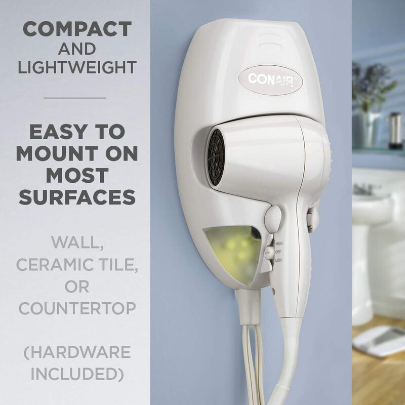 Secador De Pelo Conair, Montaje En Pared, 1600 ... image number null