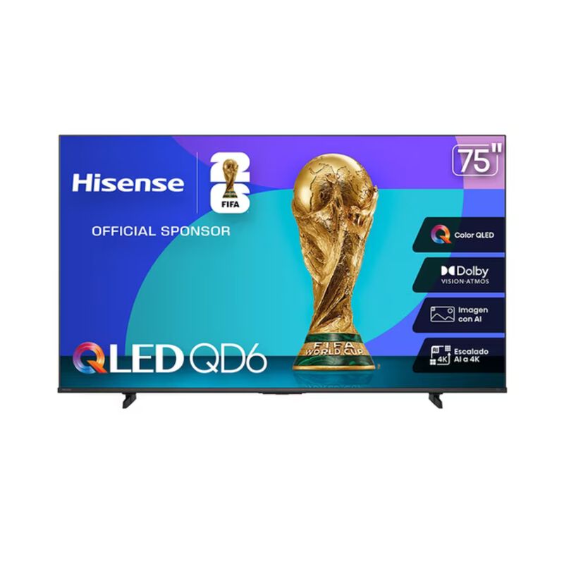Televisor Hisense 75qd6qv Qled Vidaa image number null