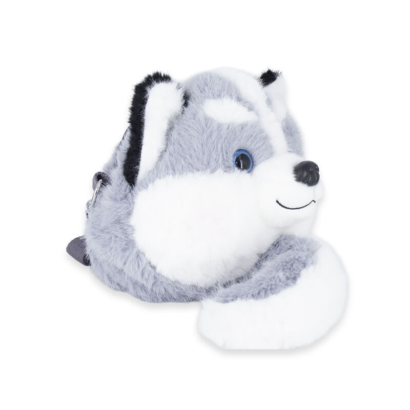 Peluche/Bolso Suave De Lobo Gris Con Movimiento image number null
