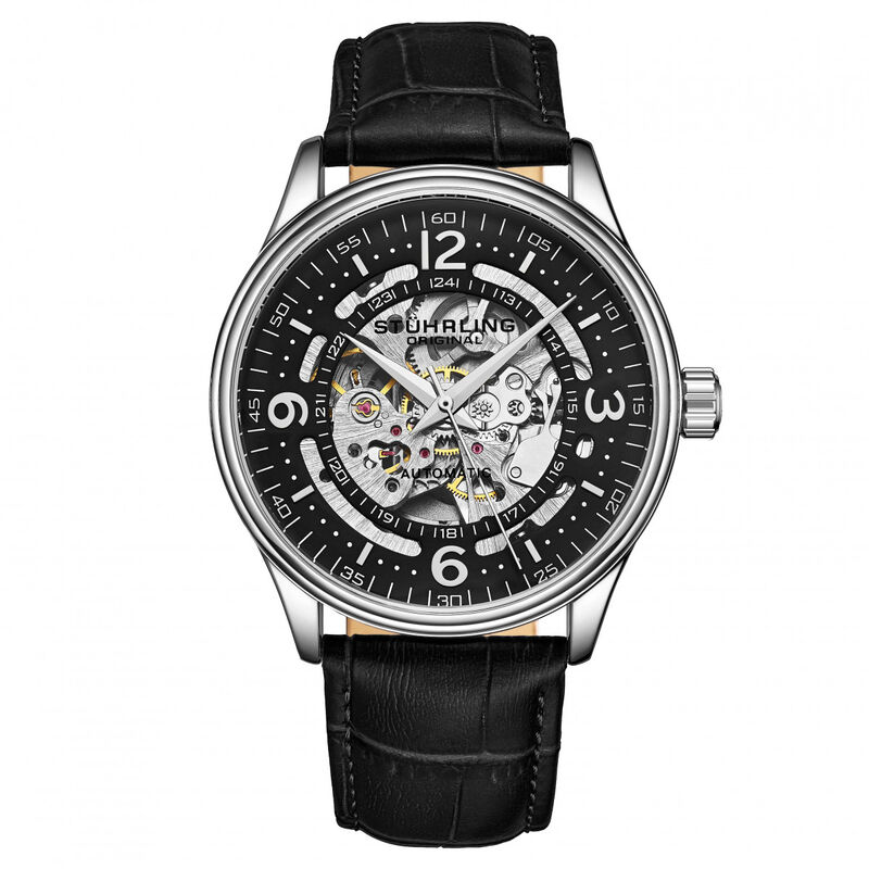 Reloj Stuhrling para hombre autom&aacute;tico skeleton... image number null
