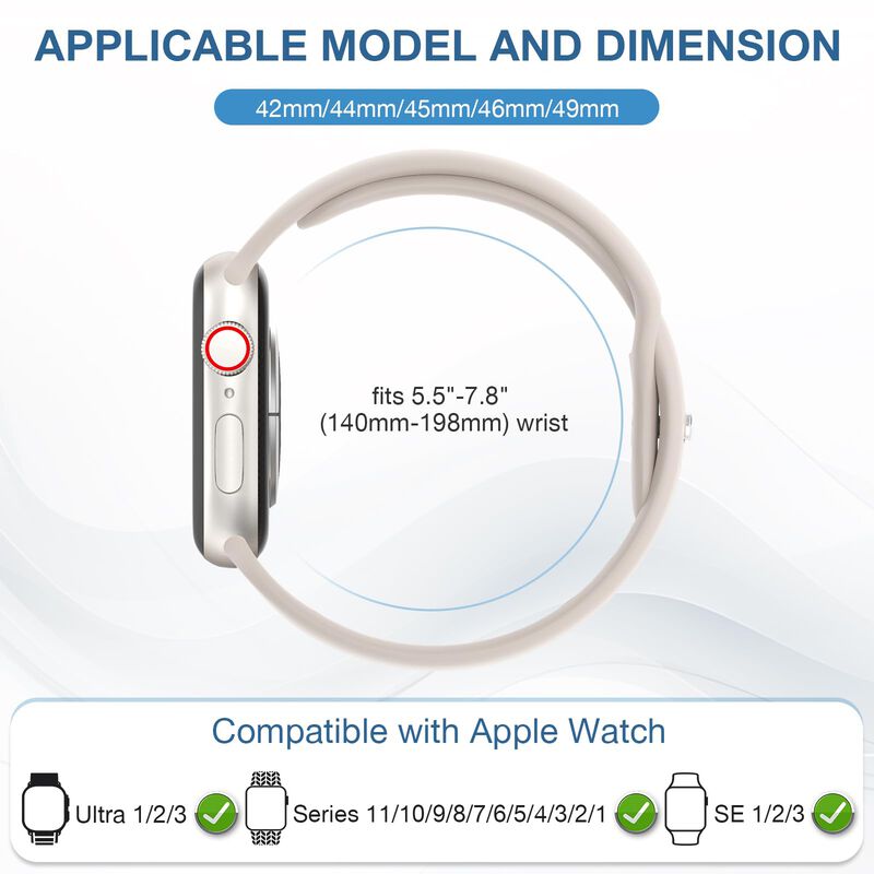 Correa Para Apple Watch Ujutl Pack De 10 Bandas... image number null