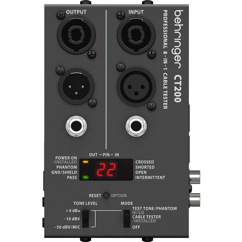 Probador de Cables Behringer CT-200 color negro image number null