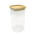 Recipiente de cristal con
tapa herm&eacute;tica de bamb&uacute;
1.4 L