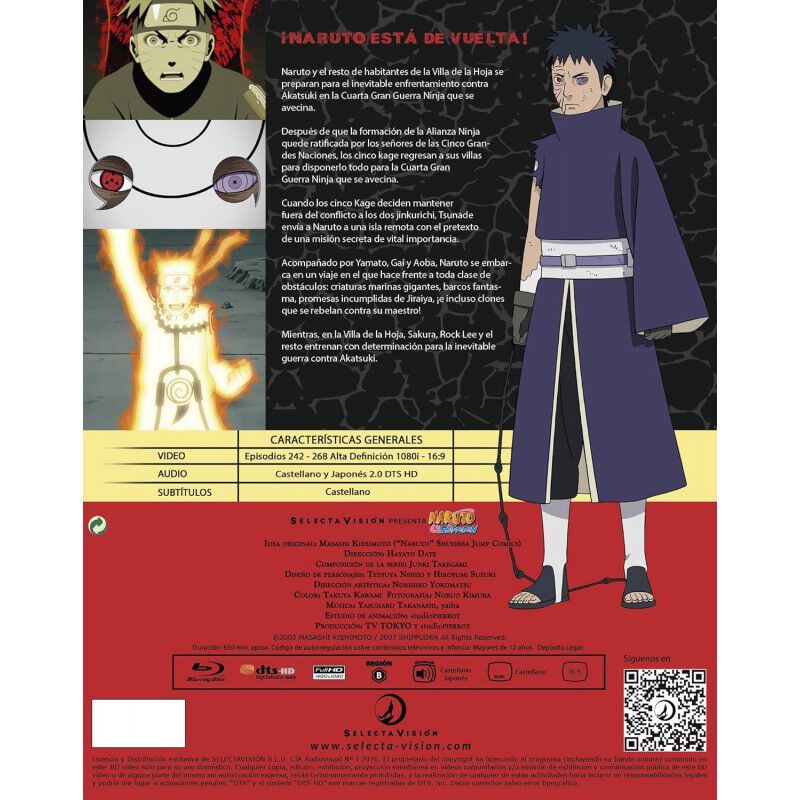Naruto Shippuden Caja 10 (episodios 242 A 267) ... image number null