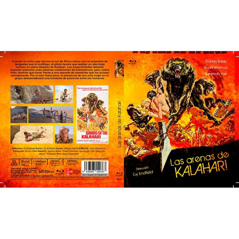 Las Arenas Del Kalahari Bdr 1965  [blu-ray] San... image number null