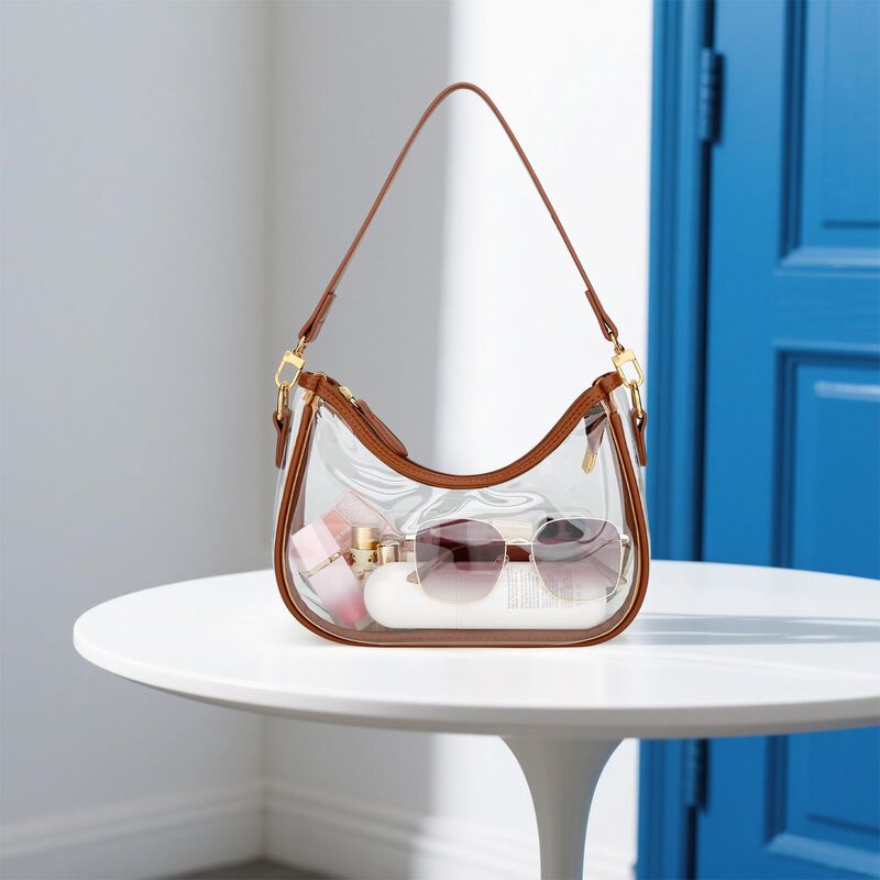 Bolso De Hombro Kkxiu Transparente Peque&ntilde;o Y Bo... image number null