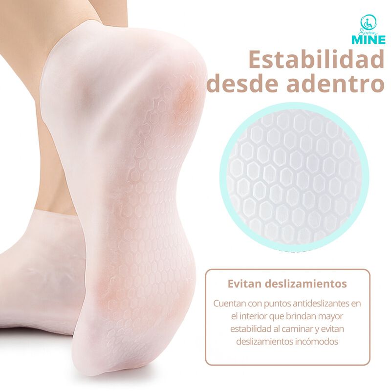 Calcetines Hidratantes con Gel Spa | Pies Suave... image number null