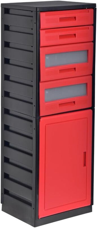 Organizador Almacenamiento 4 Cajones Y Puerta R... image number null
