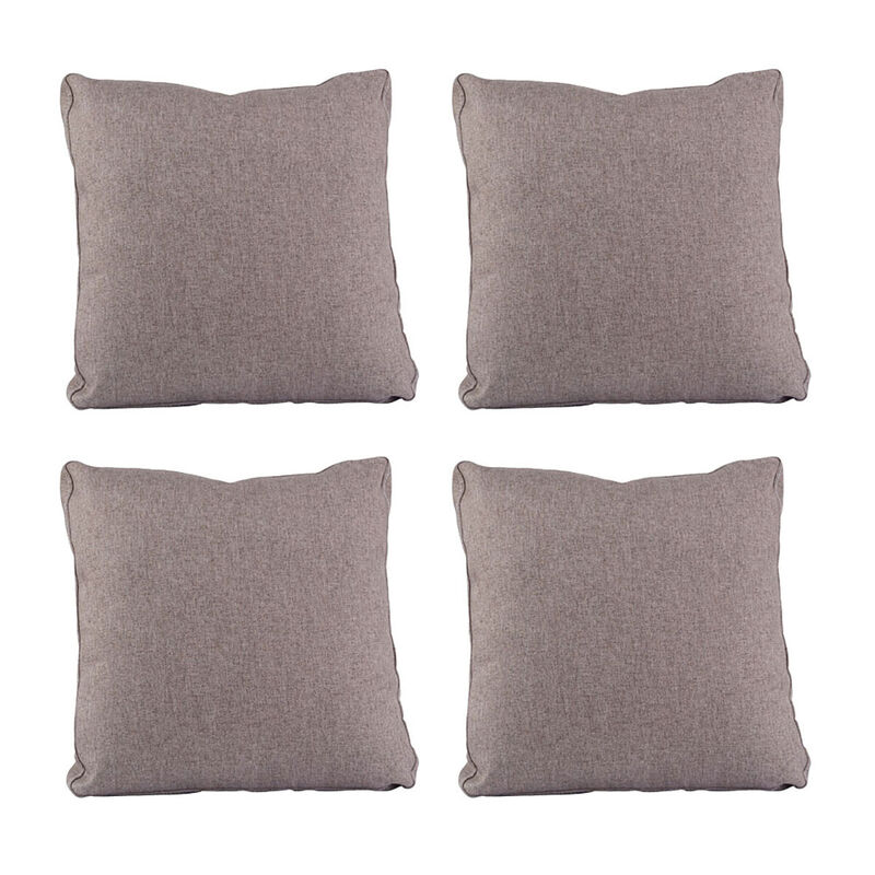 Set de 4 Cojines Dicasa ZitaOne Caf&eacute;  Claro image number null