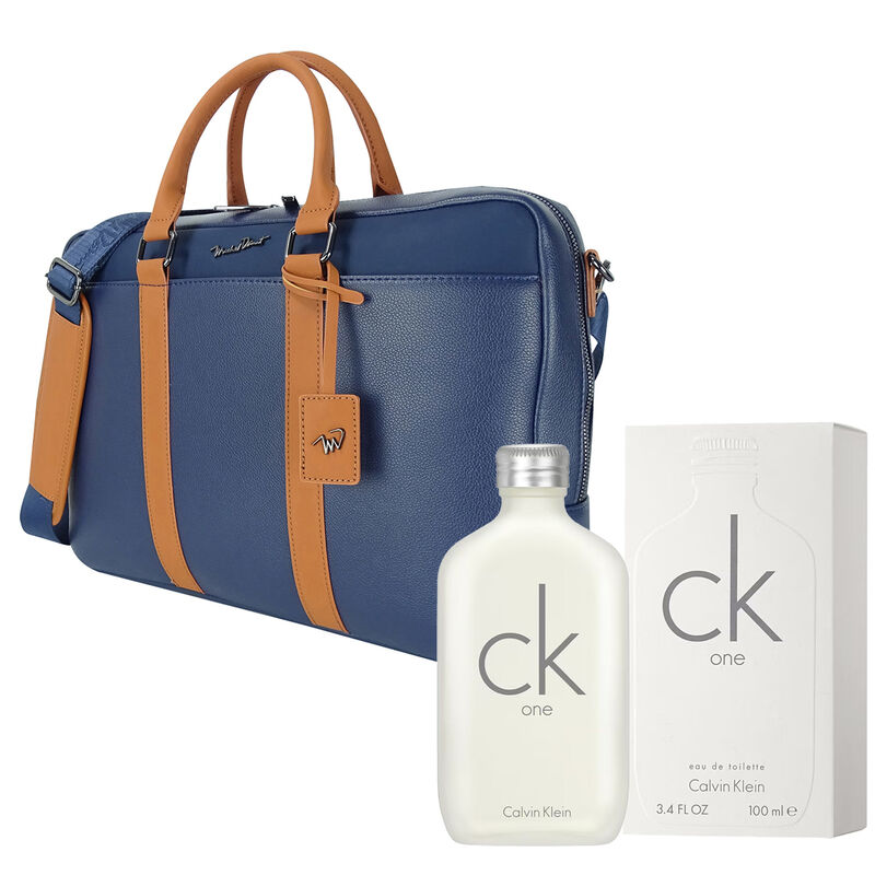 Kit Portafolio Michel Domit + Perfume Calvin Kl... image number null
