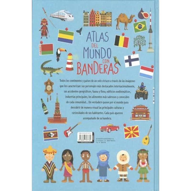 Atlas Del Mundo Con Banderas, De Susaeta, Susae... image number null