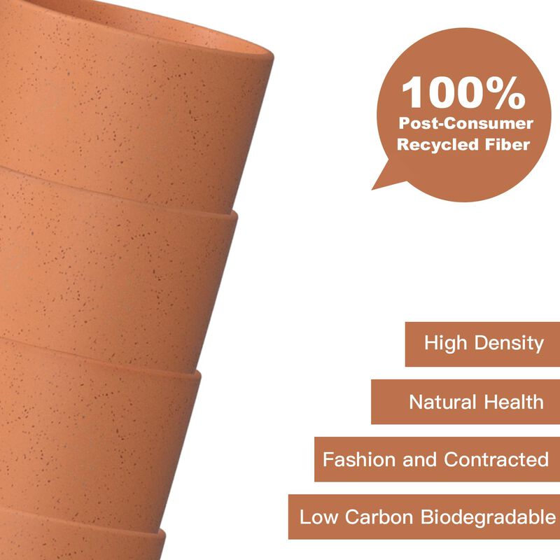 Vaso Reutilizable Homienly 568 ml Naranja &ndash; Pac... image number null