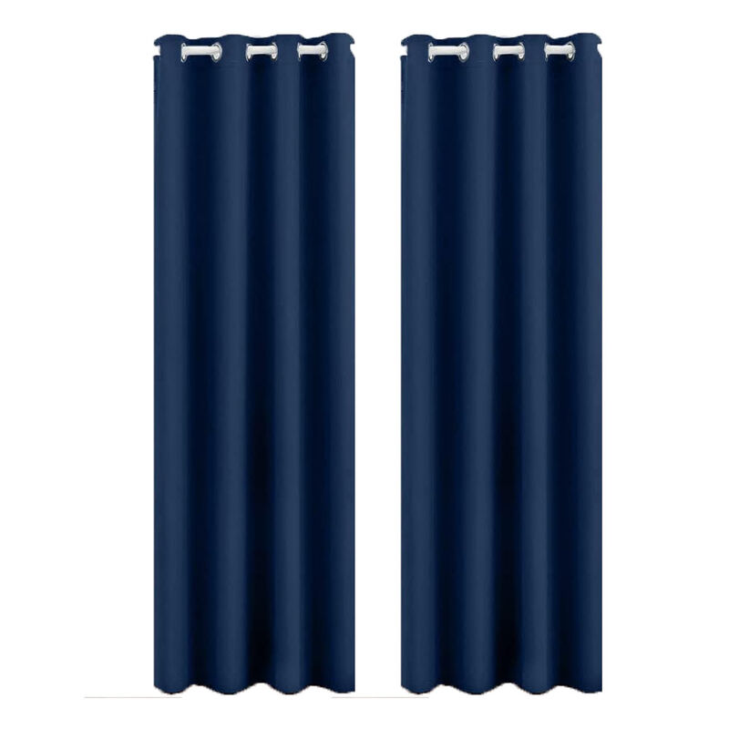 Cortinas Blackout para bloquear luz y ruido Azu... image number null