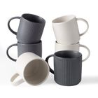 Juego De 6 Tazas De Cer&aacute;mica Famiware 355 ml