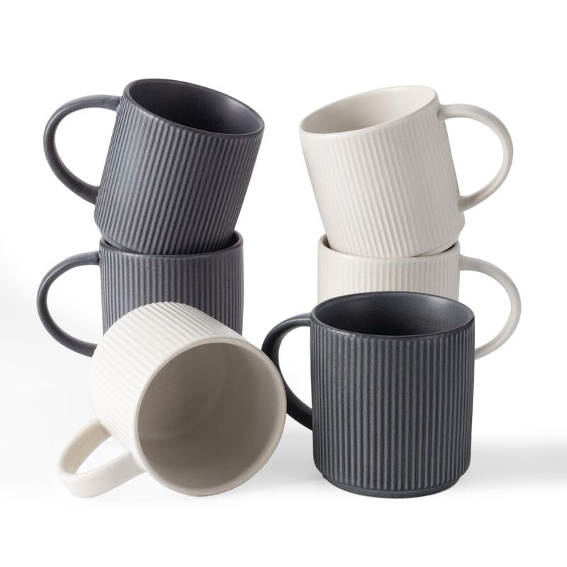 Juego De 6 Tazas De Cer&aacute;mica Famiware 355 ml image number null