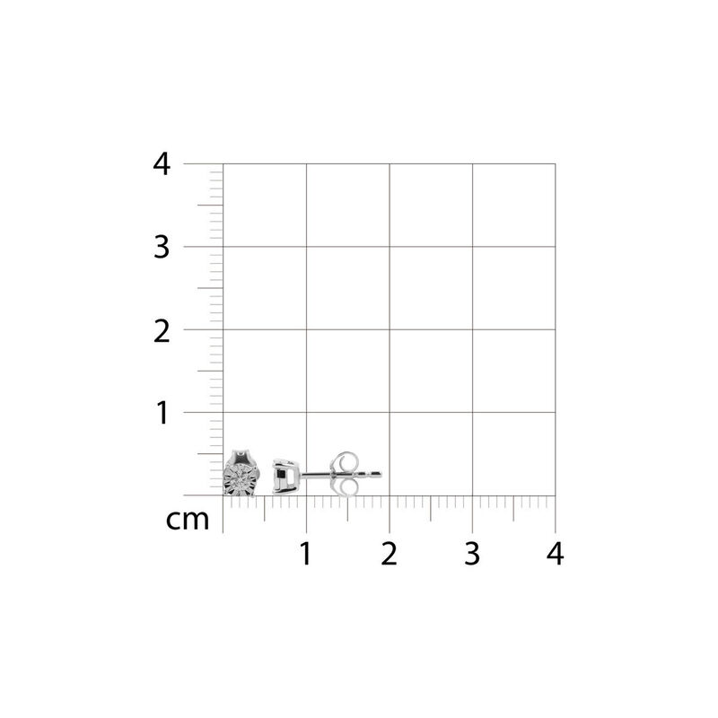 Broqueles Oro Blanco 10k 15 Pts Diamante | Joye... image number null