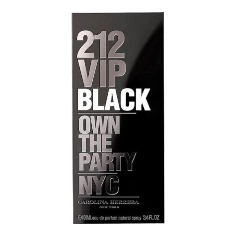 Perfume Carolina Herrera 212 Vip Black Edt 100 ... image number null
