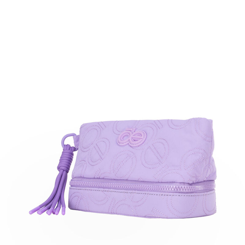 Cosmetiquera Mediana Cierre Doble Con Tassel Co... image number null