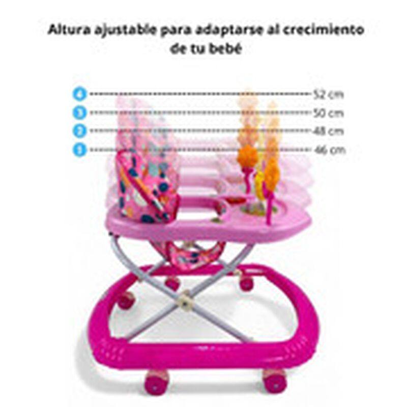 Andadera Semi Lujo Para Beb&eacute; Mariposa Mod. TEK-... image number null