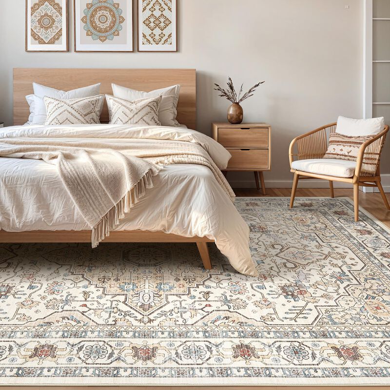 Alfombra Loongrug 152 cm x 244 cm Lavable Boho ... image number null