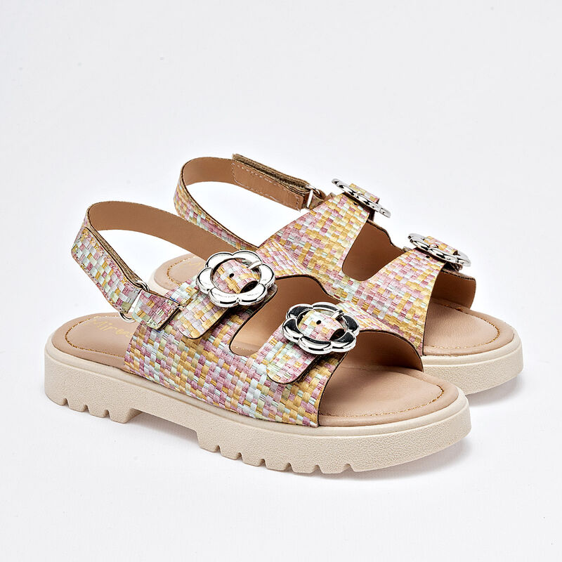 Celex sandalia para ni&ntilde;a rosa multicolor cod 14... image number null
