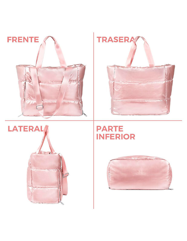 Bolsa Tote Pink Brule Para Mujer image number null