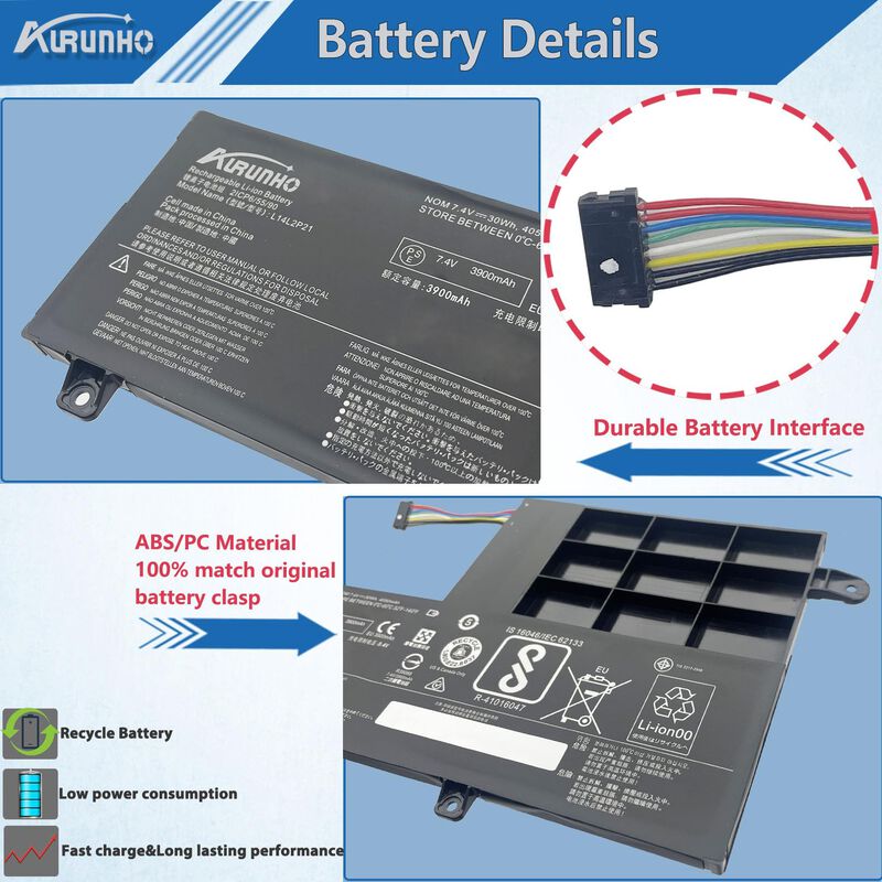 Bater&iacute;a De Port&aacute;til Aurunho 30wh 7.4v L14l2p21 image number null