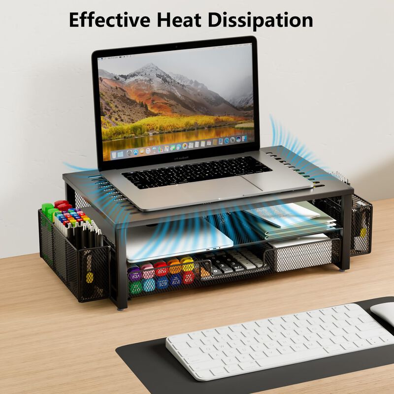 Escritorio Gianotter Con Soporte Para Monitor, ... image number null