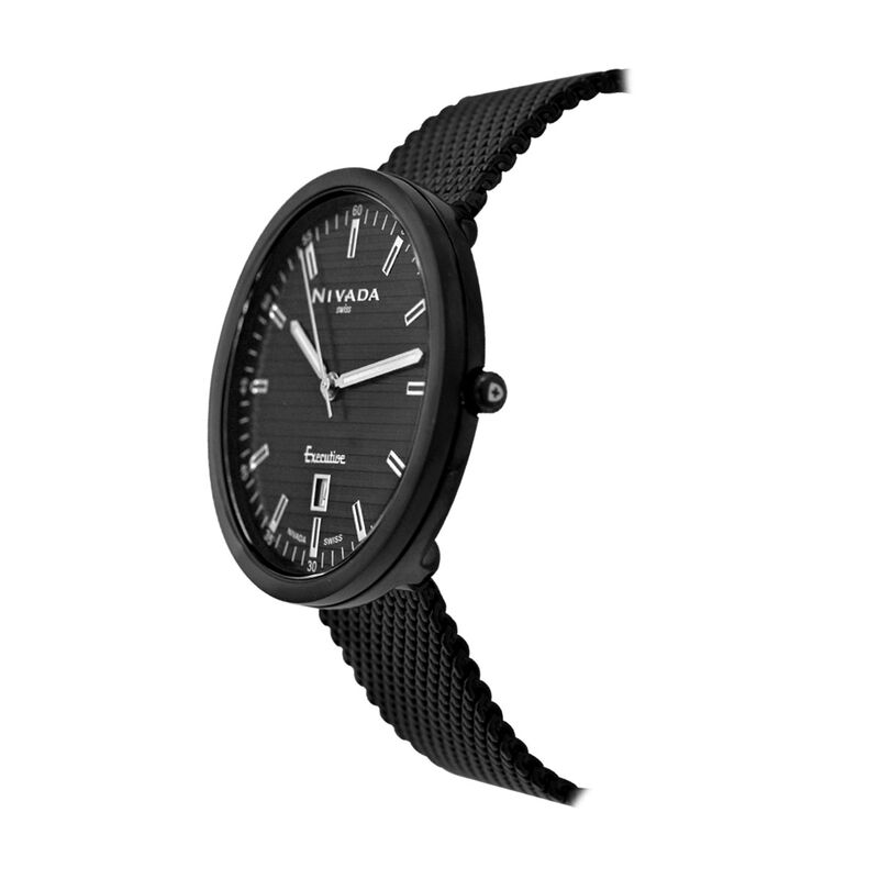 Reloj Nivada Executive Dama Ac/Ac Car&aacute;tula Negr... image number null