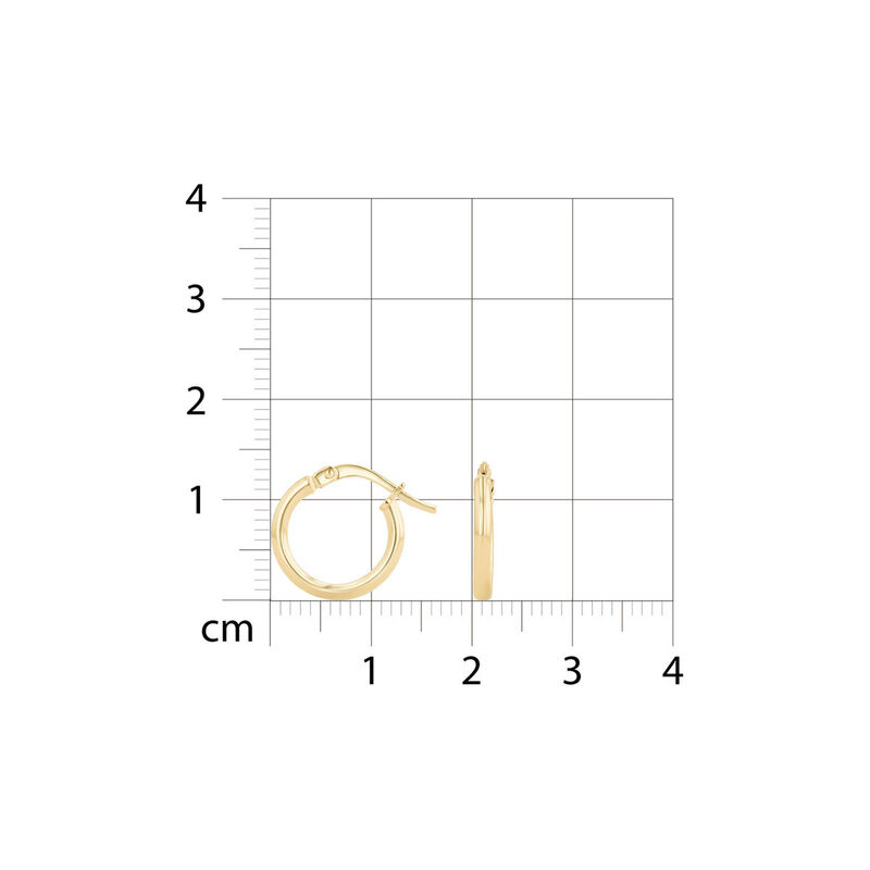 Arracadas 2Begold Amarillo (10Mm Aprox) image number null