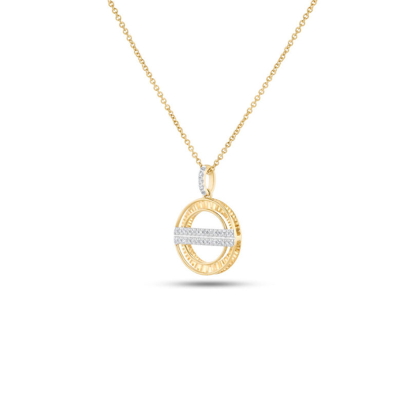 Dije Oro Amarillo 14k Con Diamante 8 Pts | Bizz... image number null
