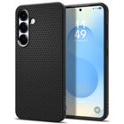 Funda Spigen Liquid Air Para Samsung Galaxy S25, Color Negro Mate