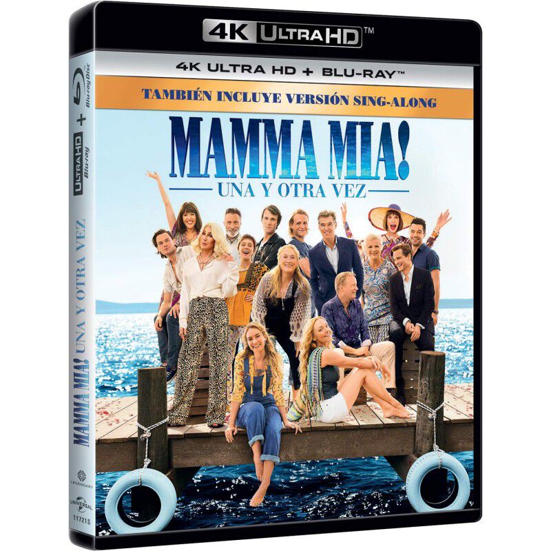 Mamma Mia: Una Y Otra Vez [4k Uhd,blu-ray] (201... image number null