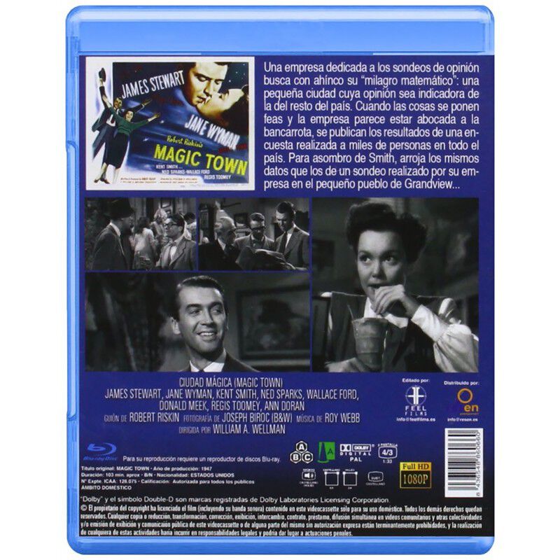 Ciudad M&aacute;gica [blu-ray] (1947) Magic Town image number null